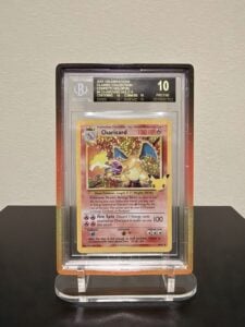 BLACK LABEL BGS *POP 14* Pokemon Celebrations Charizard 4/102