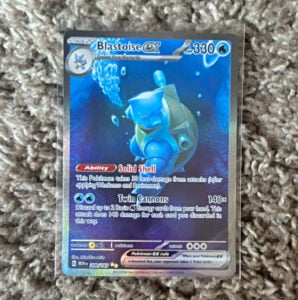 Blastoise ex 200/165 Scarlet & Violet 151 SIR Full Art Holo English 2023