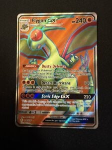 Flygon GX Full Art 218/236 2019 Sun & Moon Cosmic Eclipse Pokemon Card