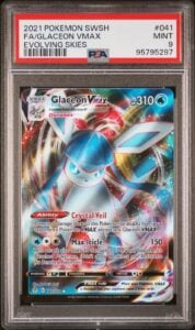 Full Art/Glaceon Vmax (041) 2021 Pokemon Sword & Shield Evolving Skies