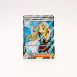 Lillie’s Determination – 169/132 Mega Evolution Holo Full Art Trainer – NM/MINT