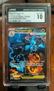 POKEMON PHANTASMAL FLAMES CHARIZARD X EX 125/094 SIR CGC 10 GEM MINT. RARE CARD