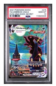 PSA 10 GEM MINT Umbreon VMAX 215/203 Alt Art Evolving Skies Pokemon – Moonbreon