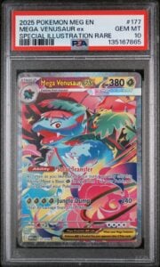 PSA 10 Mega Venusaur ex 177/132 Me01: Mega Evolution