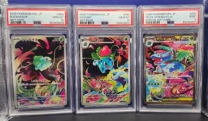 PSA10 Bulbasaur Ivysaur Mega Venusaur ex AR SAR Evolution Line From JP