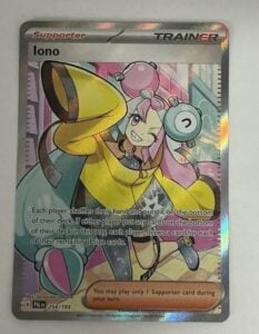 Paldea Evolved Iono Trainer Full Art 254/193 (NM)