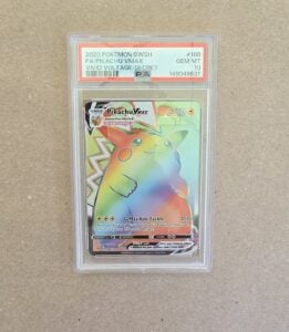 Pikachu VMAX PSA 10 Vivid Voltage Rainbow Rare 188/185 Secret Pokemon Card