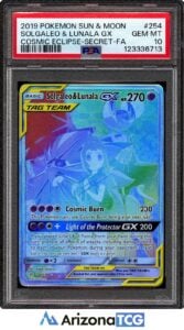 Pokemon 2019 Solgaleo & Lunala GX 254 Full Art SR Cosmic Eclipse GEM MINT PSA 10