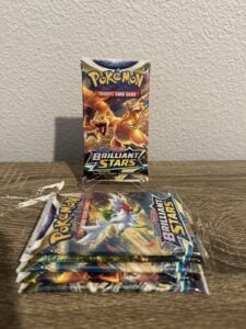 Pokemon 2022 Brilliant Stars SWSH 10 Card Booster Pack Unweighed Factory Sealed