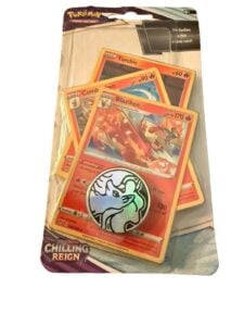 Pokemon Chilling Reign Booster Pack 10 Cards 3 Promo Cards Coin Sealed