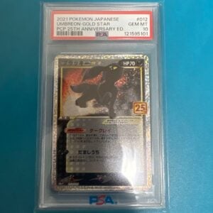 Pokemon Japanese Umbreon Gold Star 25th Anniversary PSA 10