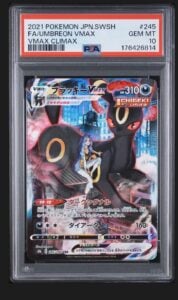 Pokemon Japanese Umbreon VMAX CSR PSA 10 Gem Mint S8b 245/184 #f1d6