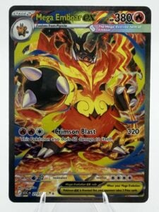 Pokemon Mega Emboar ex 273/217 SIR Ascended Heroes Special Illustration Rare NM