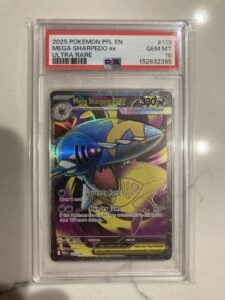 Pokemon Mega Sharpedo ex 113/094 PSA 10 GEM MINT Phantasmal Flames Full Art