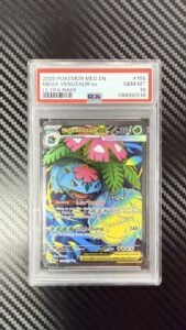 Pokemon Mega Venusaur EX 155/132 ME01 Mega Evolution Ultra Rare Holo PSA 10