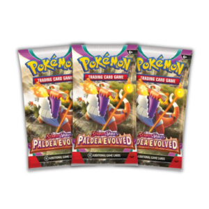 Pokemon Paldea Evolved Booster Pack x3 – New & Sealed