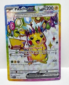 Pokémon Pikachu ex 219/191 Surging Sparks Hyper Rare Full Art Holo