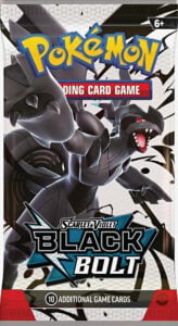 Pokémon Scarlet & Violet Black Bolt Booster Pack 10 Cards 1 Pack English Zekrom