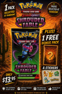 Pokemon Shrouded Fable Booster Pack Sealed + FREE Bonus Pack & Stickers