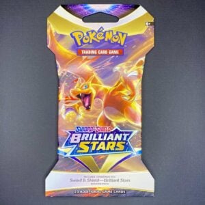 Pokemon Sword Shield Brilliant Stars Sleeved Booster Pack Charizard Art Sealed
