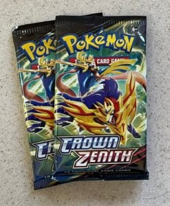 Pokémon Sword and Shield Crown Zenith Sealed Booster Pack x2