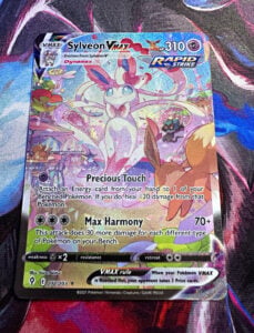 Pokemon Sylveon VMAX 212/203 Evolving Skies Secret Rare Full Art Holo 2021