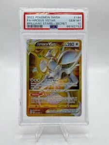 Pokémon TCG: Arceus VSTAR 184 (Brilliant Stars 2022) PSA 10 – Secret Rare