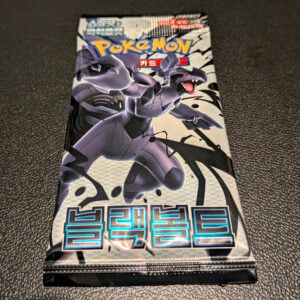 Pokémon TCG Black Bolt Booster Pack Korean 1 Pack Zekrom Nintendo
