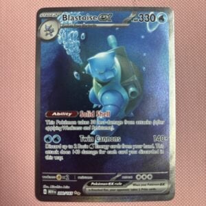Pokemon TCG Blastoise ex 200/165 SV 151 Full Art Holo Ultra Rare