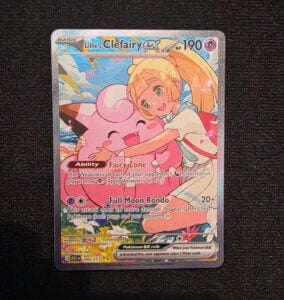 Pokémon TCG Lillie’s Clefairy ex 280/217 Secret Rare Full Art Holo