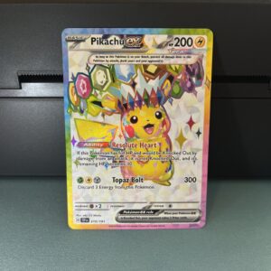 Pokémon TCG Pikachu ex 219/191 SV08 Surging Sparks Ultra Rare Full Art Holo Eng