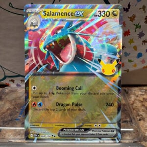 Pokemon TCG Salamence ex Full Art Holo 330 HP Eng 109/128 Stage 2 2023