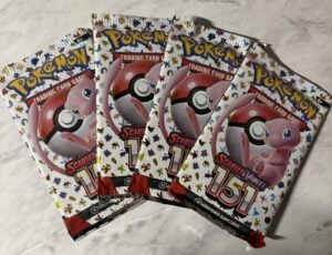 Pokémon TCG Scarlet & Violet 151 Booster Pack x4 English Mew