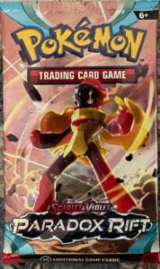 Pokémon TCG Scarlet & Violet Paradox Rift Booster Pack 10 Cards Iron Hands