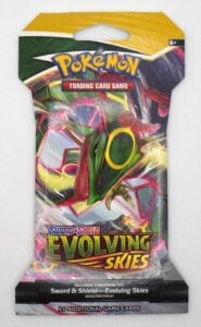 Pokemon TCG Sealed SWSH Evolving Skies Sleeved Booster Pack – Rayquaza Art