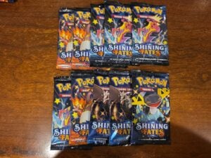 Pokemon TCG Shining Fates Factory Sealed Booster Pack x10