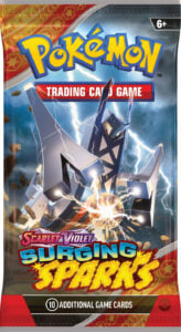 Pokemon TCG Surging Sparks Booster Pack – Factory Sealed – English