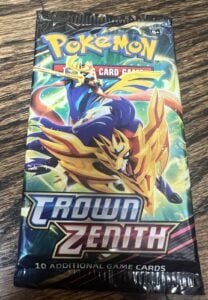 Pokemon TCG Sword and Shield Crown Zenith x1 Booster Pack Sealed