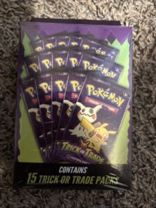 Pokémon Trick or Trade Booster Pack Box – 15 Packs – 2025 NEW Sealed Box