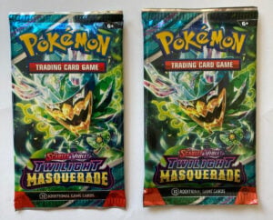 Pokémon Twilight Masquerade Booster Pack 10 Cards X 2 Packs (Random Art)