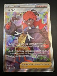 Raihan 202/203 Swsh07: Evolving Skies Holo – Full Art Trainer – English
