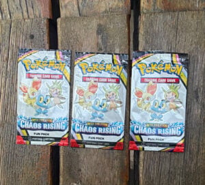 TCG Mega Evolution Chaos Rising Booster Fun Pack 3 Packs