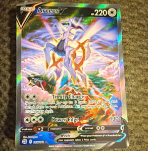 The Pokémon Company Arceus V HP220 166/172 SWSH09 Ultra Rare Full Art Holo EN