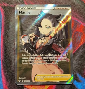pokemon TCG Marnie Trainer Full Art Holo Swsh01 Sword & Shield 200/202