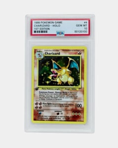 1999 Pokemon Charizard Holo 1st Edition Base Set PSA 10