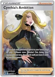 1x (HP) Cynthia’s Ambition – 169/172 – Full Art Ultra Rare SWSH Brilliant Stars
