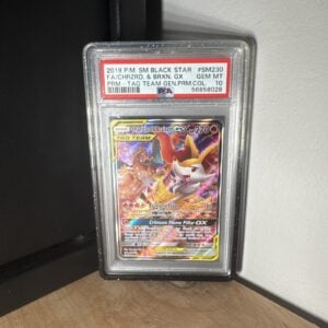 2019 Pokemon SM Black Star Promo Charizard & Braixen Tag Team #SM230 – PSA 10
