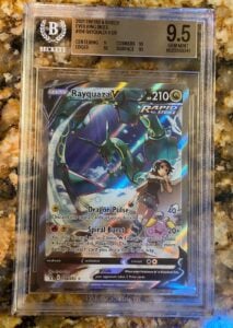 2021 Pokemon Evolving Skies #194 FA Rayquaza V BGS 9.5 GEM MINT