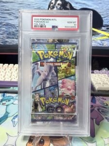 2022 Pokemon GO Foil Booster Pack PSA 10 GEM MINT Sealed Pokemon TCG