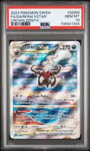 2023 POKEMON SWORD & SHIELD CROWN ZENITH #GG50 FULL ART/DARKRAI VSTAR PSA 10